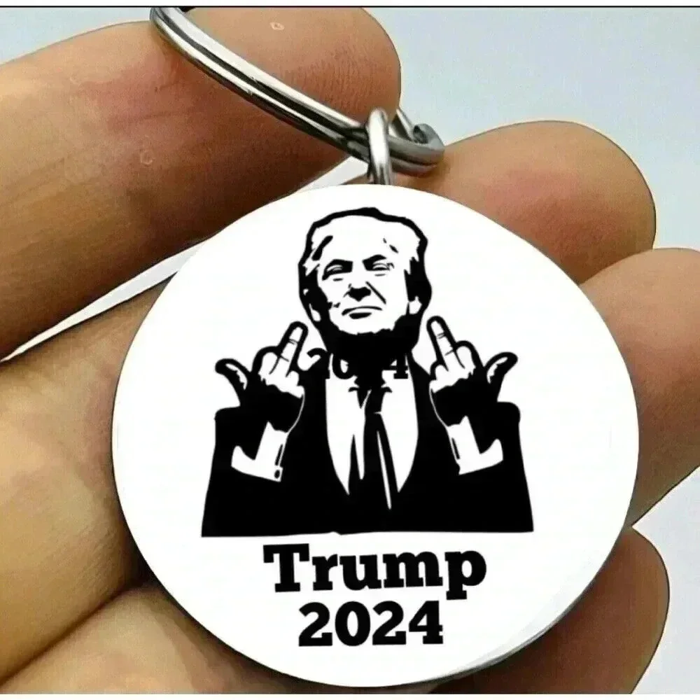 Donald Trump President Hot Funnh Keychain